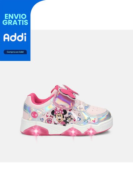 Tenis Con Luces Para Niña Disney Multicolor Drew