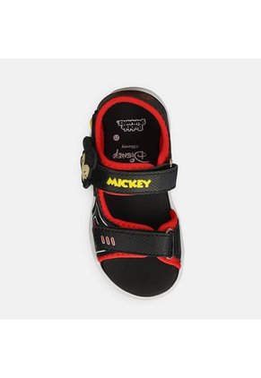 Sandalia Infantil  Para Niño Bubblegummers/Disney Negro Nailon L  6Mickey 22-25