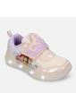Tenis Infantil Con Luces Para Niña Bubblegummers/Disney Rosado Nicole L 6Princess 22-25 de LICENSES DISNEY