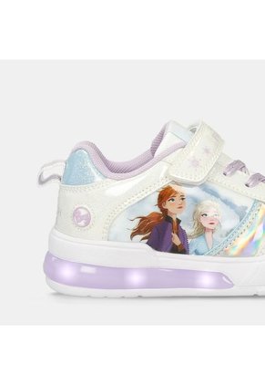 Tenis Infantil Con Luces Para Niña Licenses Disney Blanco Marie L