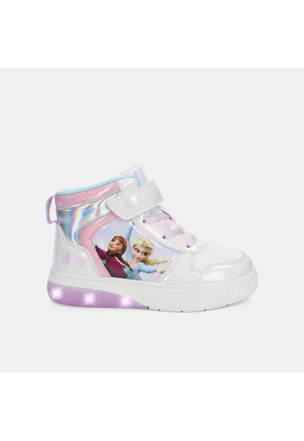 Bota Con Luces Para Niña Licenses Disney Blanco Helen Walking Girls 3 +