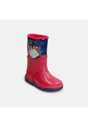 Botas De Lluvia Infantil Para Niña Licenses Disney Fucsia-Azul Mindy L