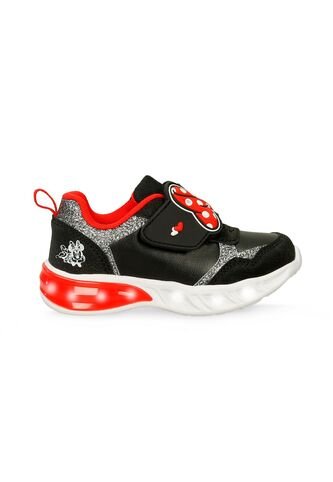 Tenis Infantil Para Niña Licenses Disney Negro-Rojo Luciana L LICENSES DISNEY