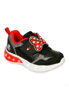 Tenis Infantil Para Niña Licenses Disney Negro-Rojo Luciana L