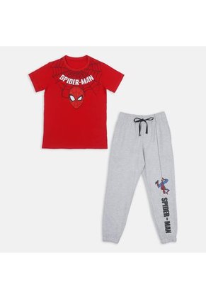 Conjunto Para Niño Licenses Marvel Rojo-Gris Nylo L