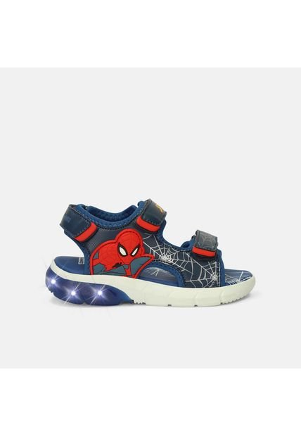 Sandalias Infantil Para Niño Bubblegummers Azul Nene L 17Spiderman 26-29