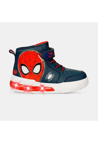 Botas Infantil Con Luces Con Luces Para Niño Licenses Marvel Azul-Rojo Milton L LICENSES MARVEL