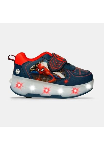 Tenis Con Luces Para Niño Licenses Marvel Violeta Mistico L Junior Boys 6 +