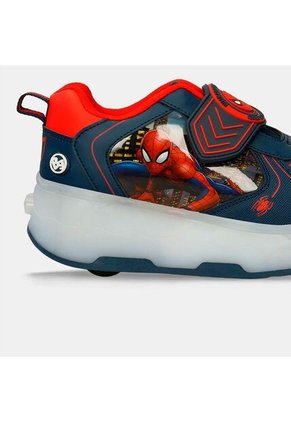 Tenis Con Luces Para Niño Licenses Marvel Violeta Mistico L Junior Boys 6 +