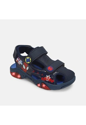 Sandalias Con Luces Para Niño Licenses Marvel Violeta Fitch First Step Boys 1 +