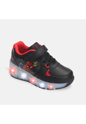 Tenis Con Luces Para Niño Marvel Multicolor Frederic