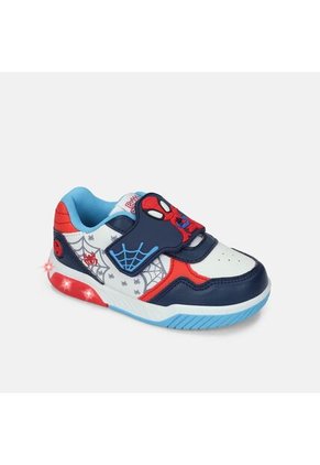 Tenis Con Luces Para Niño Licenses Marvel Blanco Fuller First Step Boys 1 +