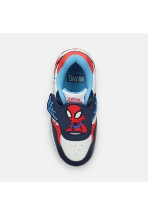 Tenis Con Luces Para Niño Licenses Marvel Blanco Fuller First Step Boys 1 +