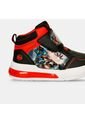Botas Infantil Con Luces Con Luces Para Niño Licenses Marvel Negro-Rojo Manolo L de LICENSES MARVEL