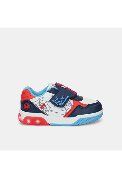 Tenis Con Luces Para Niño Licenses Marvel Blanco Fuller First Step Boys 1 +