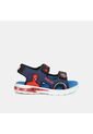 Sandalias Con Luces Junior Para Niño Bubblegummers Multicolor Nitro  L 12Spiderman 30-33 de LICENSES MARVEL