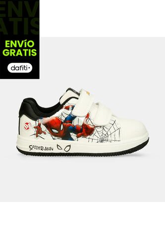 Tenis Infantil Para Niño Bubblegummers Blanco Sumir LICENSES MARVEL