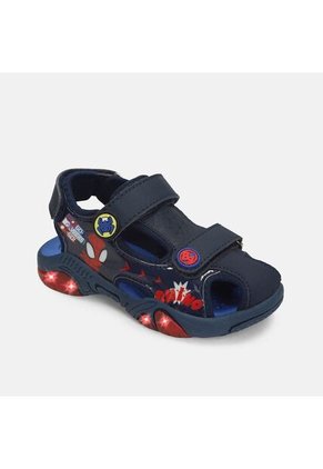 Sandalias Con Luces Para Niño Licenses Marvel Violeta Fitch First Step Boys 1 +