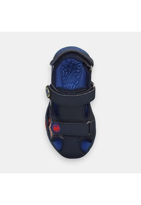 Sandalias Con Luces Para Niño Licenses Marvel Violeta Fitch First Step Boys 1 +