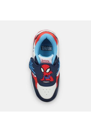 Tenis Con Luces Para Niño Licenses Marvel Blanco Fuller Walking Boys 3 +