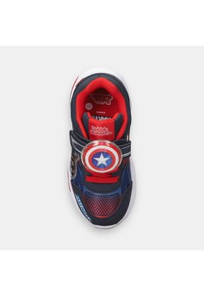 Tenis Con Luces Para Niño Marvel Violeta Ether