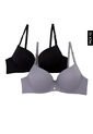 Brasier x2 Gris Oscuro-Negro Lili Pink de Lili Pink