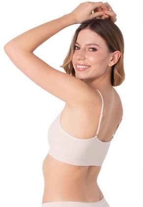Top x2 Blanco-Nude Lili Pink