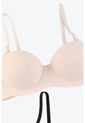 Brasier Tipo Strapless Elaborado En Microfibra Paquete X2 MJ102-085 BRASIER X2, T32B, NRGO_ROJO Lili Pink