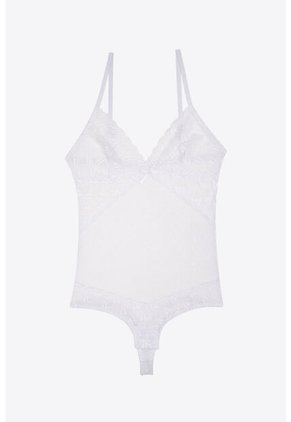 Body En Malla Con Transparencias Y Cortes Delicados EM159-003 BODY ENCAJE, TXL, VRML Lili Pink