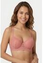 Brasier Individual Con Cobertura 3/4 Confeccionado En Encaje EM178-006 BRASIER ENCAJE, T36B, CORL Lili Pink de Lili Pink