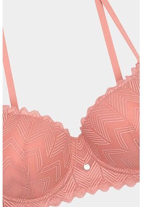 Brasier Individual Con Cobertura 3/4 Confeccionado En Encaje EM178-006 BRASIER ENCAJE, T36B, CORL Lili Pink