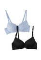 Brasier x2 Negro-Celeste Lili Pink de Lili Pink