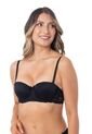 Brasier Strapless En Microfibra Y Encaje 4388 BRASIER T38B NEGRO Lili Pink de Lili Pink