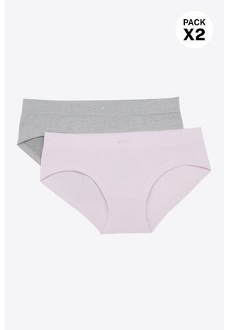 Hípster Para Niña Con Tecnologia Sin Costuras Paquete X2 820DB PANTY PAQX2, T08/10, GRJCL_LLCL Lili Pink Lili Pink