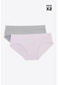 Hípster Para Niña Con Tecnologia Sin Costuras Paquete X2 820DB PANTY PAQX2, T04/06, GRJCL_LLCL Lili Pink de Lili Pink