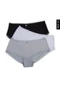 Pantie x3 Negro-Blanco-Gris Lili Pink de Lili Pink