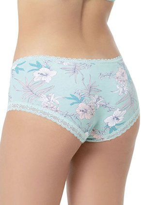 Pantie x3 Blanco-Terracota-Turquesa Lili Pink