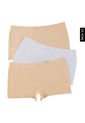 Pantie x3 Blanco-Beige Lili Pink de Lili Pink