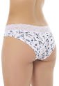 Pantie x3 Negro-Blanco-Azul Grisáceo Lili Pink de Lili Pink
