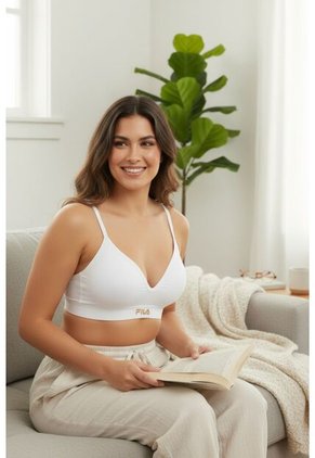 Brasier "fila" Estilo Triangular Seamless FL101-003 T38B, BLCO Lili Pink