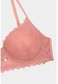 Brasier Individual Con Cobertura 3/4 Confeccionado En Encaje EM178-006 BRASIER ENCAJE, T36B, CORL Lili Pink de Lili Pink