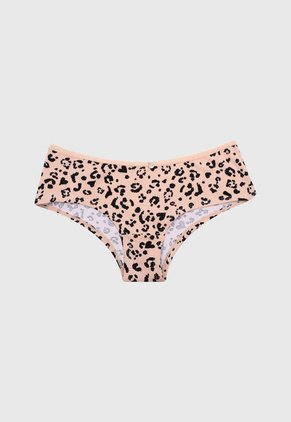 Pantie X3 Negro-Blanco-Salmón Lili Pink