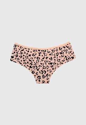 Pantie X3 Negro-Blanco-Salmón Lili Pink