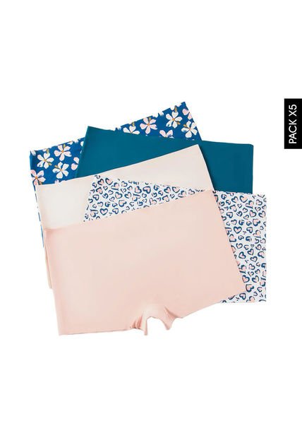 Pantie x5 Multicolor Lili Pink