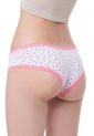Pantie x3 Blanco-Coral Lili Pink de Lili Pink