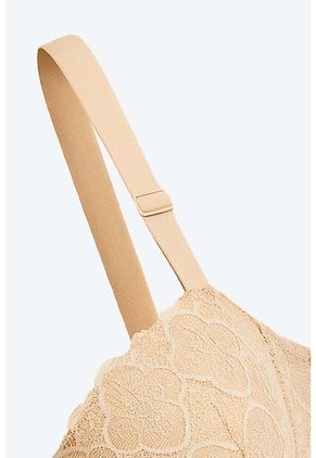 Brasier Estilo Strapless Copa C En Encaje EM102-005 BRASIER ECJX2, T36C, NRGO_BLCO Lili Pink