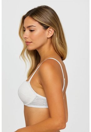 Brasier Estilo 3/4 Copa C En Encaje Paquete X2 EM102-006, T40C, NRGO_BLCO Lili Pink