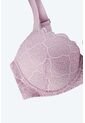 Brasier Estilo 3/4 Copa C En Encaje Paquete X2 EM102-006, T40C, NRGO_BLCO Lili Pink de Lili Pink