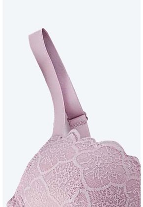 Brasier Estilo 3/4 Copa C En Encaje Paquete X2 EM102-006, T40C, NRGO_BLCO Lili Pink