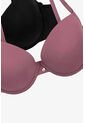 Brasier En Microfibra Copa 3/4 Paquete X2 4503D T32B NRGO_VNTN Lili Pink de Lili Pink